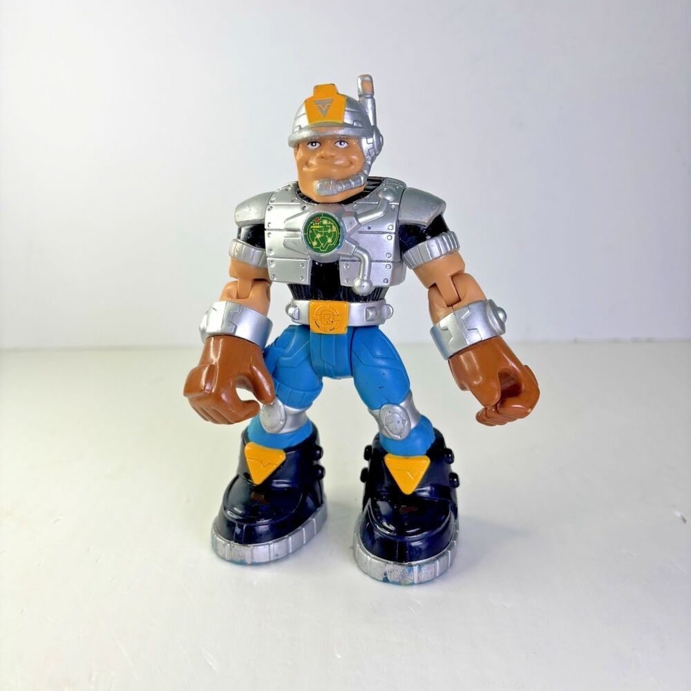 Fisher Price Mattel Rescue Heroes Jack Hammer 1999 2000 Made in China